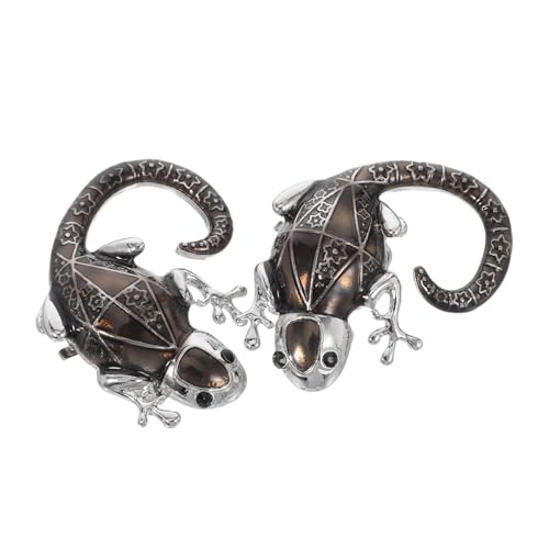 WOFASHPURET Metall Schuhschnallen Gecko-form Abnehmbar Dekoration Für Damenschuhe High Heels Party Und Freizeit von WOFASHPURET