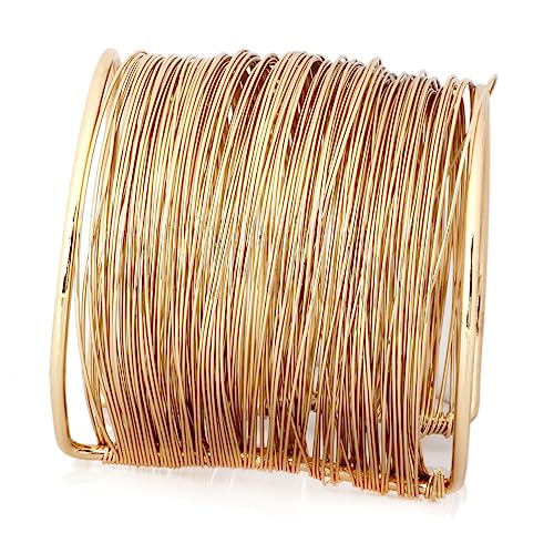 WOFASHPURET Metallarmband armschlinge Armband Armreif Offener Manschettenknopf Armreifen Kabel Armband Drahtarmbänder Manschettenarmelement Manschettenarmbänder von WOFASHPURET