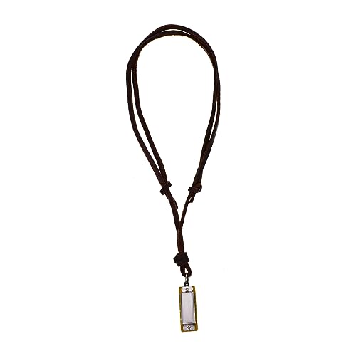 WOFASHPURET Mini Mundharmonika Halskette Halsketten Charm Halskette Mini Miniatur Mundharmonika Anhänger Mundharmonika Miniatur Mundharmonika Schmuck Musikinstrument Anhänger von WOFASHPURET