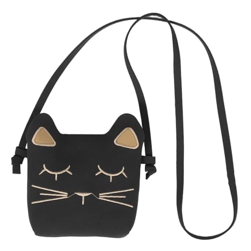 WOFASHPURET Mini Umhängetasche mit Katzenmotiv Leichte Modische Mädchen Schultertasche Kompakte Tragbare Mini Handtasche für Alltag und Kleine Gegenstände von WOFASHPURET