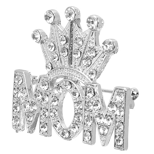 WOFASHPURET Mom Brosche Anstecknadel für Frauen Brosche für Kleidung Schals Hüte Muttertag Neujahr oder Hochwertige Verarbeitung Stilvolles Design WOFASHPURET Mom Brosche Anstecknadel für Frauen Brosche für Kleidung Schals Hüte Muttertag Neujahr oder Hochwertige Verarbeitung Stilvolles Design von WOFASHPURET