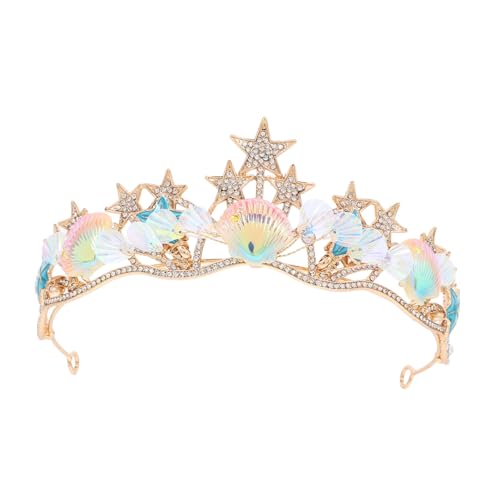 WOFASHPURET Muschel-haarspange Für Damen Meerjungfrau-haarschmuck Prinzessinnen-krone Muschel-kopfschmuck Strand-accessoire Party-dekoration Geburtstag-schmuck Fisch-design Haarspangen-set WOFASHPURET Muschel-haarspange Für Damen Meerjungfrau-haarschmuck Prinzessinnen-krone Muschel-kopfschmuck Strand-accessoire Party-dekoration Geburtstag-schmuck Fisch-design Haarspangen-set von WOFASHPURET