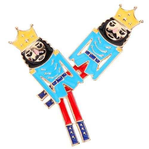 WOFASHPURET Ohrringe Damen Cartoon Ohrstecker Leichtes Metall Schmuck Niedliche Blaue Soldaten Festliche Ohrdekoration Alltag und Party Geeignet von WOFASHPURET