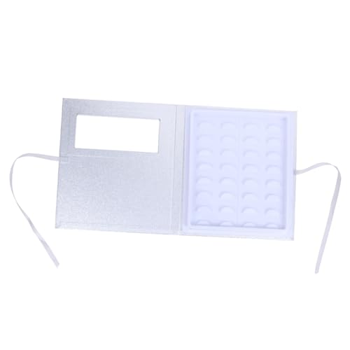 WOFASHPURET Papier Wimpern Case Falsche Wimpern Verpackungsbox mit Tray Halbdurchsichtiges Design Leicht und Tragbar für Aufbewahrung und Organisation von von WOFASHPURET