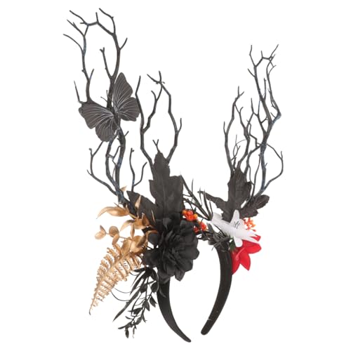 WOFASHPURET Party Haarband Mit Geweih Design Verstellbares Zubehör Für Halloween Und Festivals Leichte Strapazierfähige Kopfbedeckung Für Damen Und Mädchen Für Kreative Und Feiern von WOFASHPURET