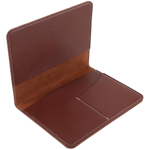 WOFASHPURET Reisepasshülle Aus Pu-Material Kartenhalter Tragbar Reisepasshülle Schützende Kartenhalter Für Reise Für Damen Und Herren von WOFASHPURET