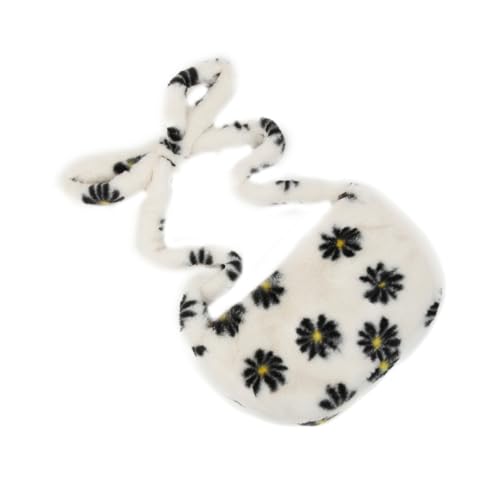 WOFASHPURET Plüschblumen Umhängetasche Damen Kuschelig Leichtgewichtige Schultertasche mit Weichem Material und Kompaktem Stauraum für Schlüssel Kosmetik Karten Freizeit und Alltagstasche in von WOFASHPURET