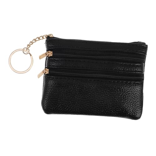 WOFASHPURET Kleines Damengeldbörse Aus Puleder Mit Reißverschluss Münzfach Für Führerschein Karten Und Schlüssel Tragbar Für Täglichen Gebrauch von WOFASHPURET