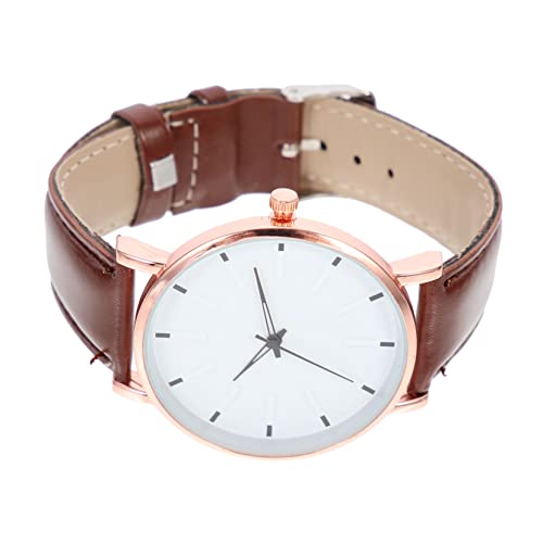 WOFASHPURET Quartz Uhr Handgelenk Uhr Dünne Uhren Uhr Für Männer Uhren Männer Einfache Uhr Herren Armbanduhr Digitale Armbanduhr Herrenuhr Männliche Armbanduhr Brown Legierung von WOFASHPURET