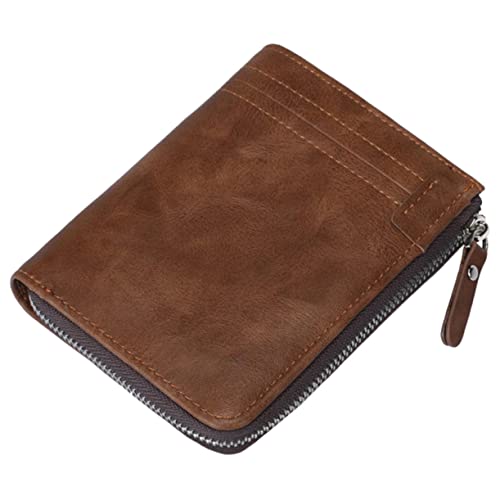 WOFASHPURET Herren-geldbörse Mit Reißverschlusstasche Modische Clutch Für Männer Kartenhülle Visitenkartenhalter Kurze Geldbörse von WOFASHPURET