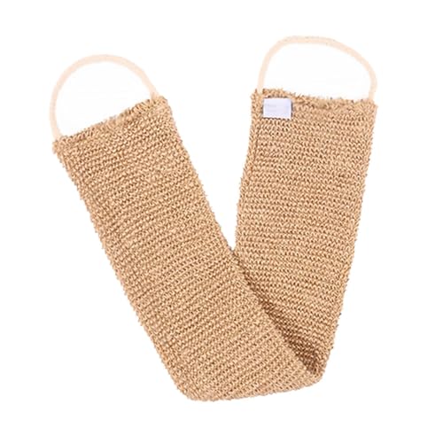 WOFASHPURET Duschtuch Peeling-rückenschrubber Aus Ramie Jute Badezubehör Für Körperreinigung Badetuch Mit Langen Riemen Zum Einfachen Erreichen Körperschrubber Für Effektive von WOFASHPURET