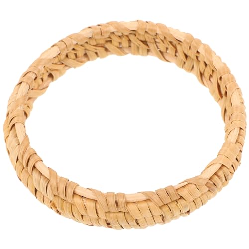 WOFASHPURET Rattan-Armband: Strohgeflecht-Armreif Gewebter Armreif Bohemian-Armband Handgefertigter Statement-Schmuck Ethnische Klobige Armreifen Für Frauen Sommer Strand von WOFASHPURET