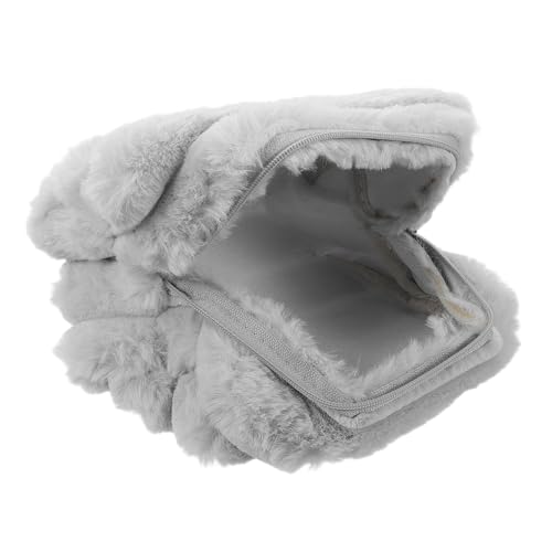 WOFASHPURET Reise Make Up Tasche Für Damen Kulturbeutel Mit Großem Fassungsvermögen Und Reißverschluss – Make Up Organizer Aus Weichem Plüsch Für Teenager Mädchen Und Damen von WOFASHPURET