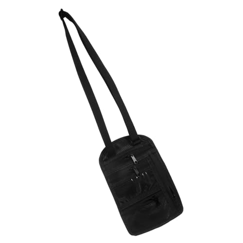 WOFASHPURET Reisepasshülle Mit Reißverschluss RFID-reisepasshülle Für Damen Reisetasche Für Reisepass Und Dokumente Reisedokumententasche Mit Verstellbarem Umhängegurt Für Reisen Und von WOFASHPURET