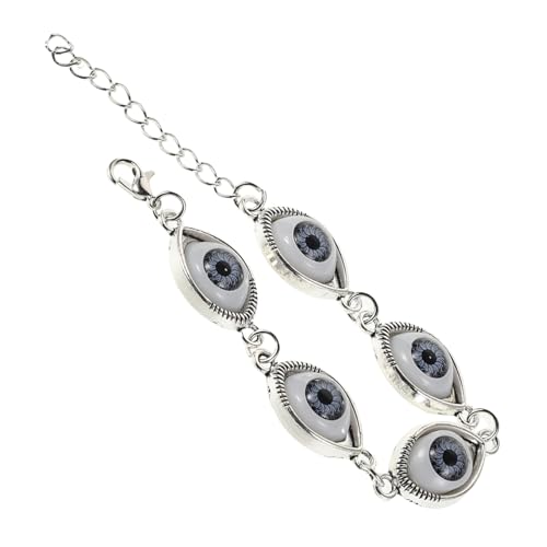 WOFASHPURET Perlenarmband Verstellbares Armband Modisches Bettelarmband Für Damen Und Herren Schmuck Mit Bösem Blick-anhänger Handgelenkarmband von WOFASHPURET