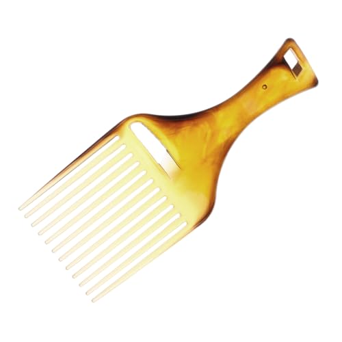 WOFASHPURET Retro Haarkamm aus Breitzahnkamm für Männer und Styling Tool für Lockiges Dickes und Mittellanges Haar Leicht und Tragbar Friseure und Haarstyling von WOFASHPURET