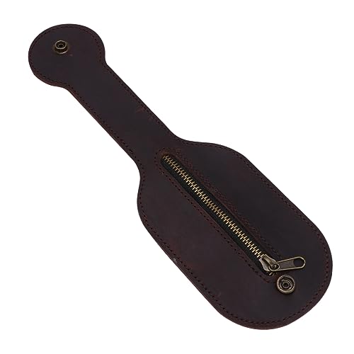 WOFASHPURET Münzgeldbeutel Aus Kunstleder Mit Reißverschluss Praktische Geldbörse Im Vintage-Stil Zum Aufhängen Für Pendler Und Reisen von WOFASHPURET