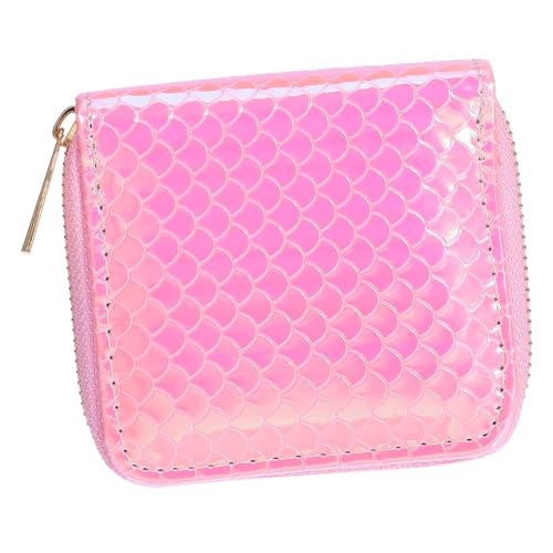 WOFASHPURET Meerjungfrau Geldbörse Mit Reißverschluss Kleine Münztasche Aus Pu Für Damen Portmonee Für Münzen Bargeld Und Karten Elegantes Accessoire Für Alltag Und Ausgehen von WOFASHPURET