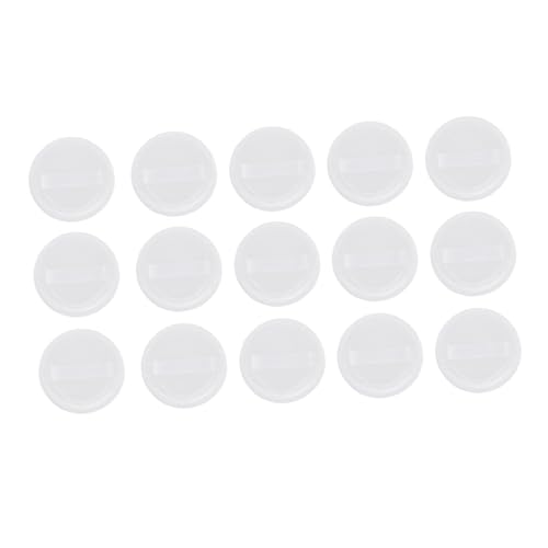 WOFASHPURET Runde Baumwoll Make up Puderquaste 15 Stück 6cm Durchmesser Weich Latexfrei Für Lose Puder Und Foundation Für Frauen Und Salons Sanft Zur Haut von WOFASHPURET