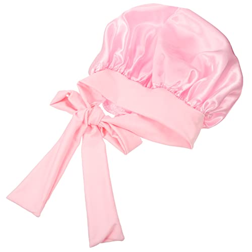 WOFASHPURET Satin Schlafhaube Damen Elastische Nachtmütze Für Pflege Von Locken Wiederverwendbare Kopfbedeckung Zum Waschen Schlafen Und Friseurpflege Perfektes Für Besondere von WOFASHPURET