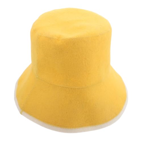 WOFASHPURET Saunahaube Aus Dicker Wolle Für Dampfbäder Wärmeisolierende Kopfbedeckung Schnelltrocknend Und Wiederverwendbar Für Sauna Hot Spring Und Zuhause von WOFASHPURET