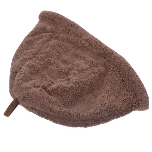 WOFASHPURET Saunahut aus Korallenvlies Bequeme und Praktische Badekappe für Männer und Schnell Trocknend für Saunen und Dampfbäder Kaffee Farbe von WOFASHPURET