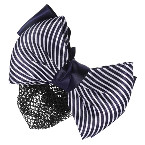 WOFASHPURET Haarknoten Abdeckung Damen Duttklammer Aus Metall Und Stoff Stilvolles Haarnetz Mit Schleife Für Ballett Und Tanz Haarsicheres Accessoire Für Berufliche Anwendungen von WOFASHPURET