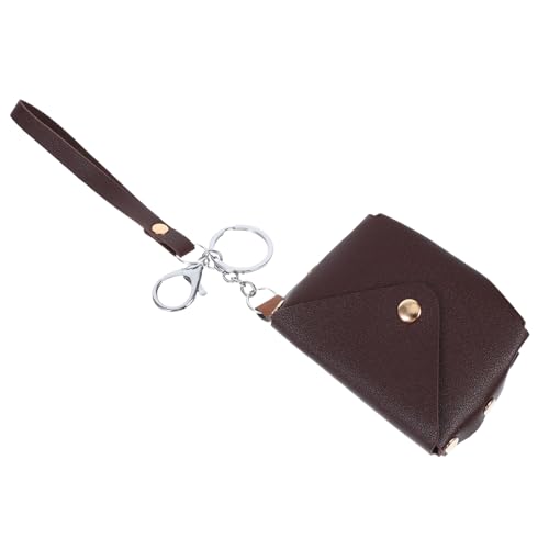 WOFASHPURET Kleine Geldbörse Aus Pu-Material Mit Karabinerverschluss Schlüsselanhänger Tragbar Für Damen Münztäschchen Und Taschenanhänger von WOFASHPURET
