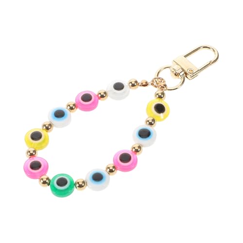 WOFASHPURET Schlüsselanhänger Mit Perlen Für Den Bösen Blick Autozubehör Aus Kunstharz Mit Design Hängendes Ornament Für Mit Bösem Blick Für Vielseitige Verwendung von WOFASHPURET