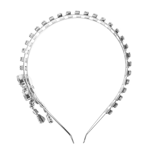 WOFASHPURET Haarschmuck Schmetterlings-stirnband Stirnbänder Für Damen Strass-stirnband Stirnbänder Für Teenager-mädchen Haargummis Tiara Kopfbedeckung Empfindlich Legierung Strass Fräulein von WOFASHPURET