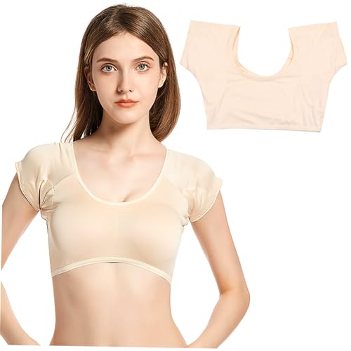 WOFASHPURET Schweißpads unter den Achseln bewachen Grube für underarm sweat pad unterarm schweiß pads damen unterwäsche Unterarm-Schweißpolsterweste schweißabsorbierende Schutzweste Milchseide von WOFASHPURET