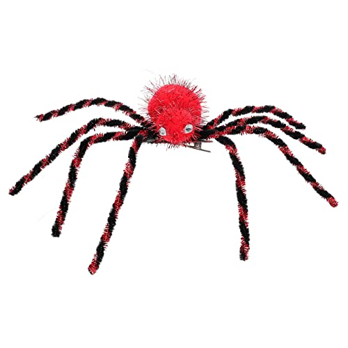 WOFASHPURET Spinne Haarnadel halloween haarschmuck kinder halloween haarspangen Halloween-Haarschmuck für Mädchen große Spinnenhaarspange Haarklammer Party-Haar-Accessoire Dekorative Haarnadel von WOFASHPURET