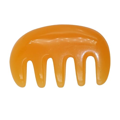 WOFASHPURET Statischer Resin Haarkamm mit Zähnen Leichter Massagekamm für Frauen Portabel Natürliche Textur Kopfhautmassage zur und Stressabbau Schönheitswerkzeug Orange WOFASHPURET Statischer Resin Haarkamm mit Zähnen Leichter Massagekamm für Frauen Portabel Natürliche Textur Kopfhautmassage zur und Stressabbau Schönheitswerkzeug Orange von WOFASHPURET