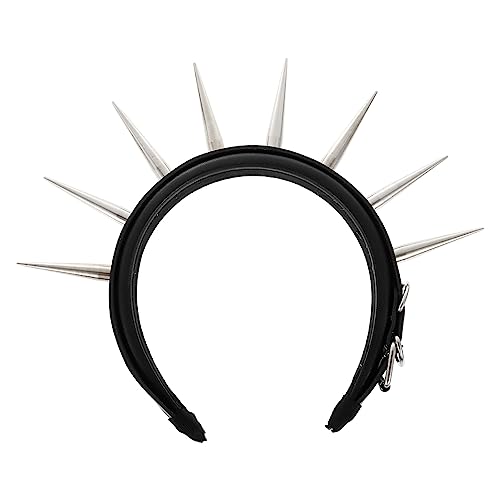 WOFASHPURET Stirnband Haarband Mit Nieten Design Metall-kopfschmuck Für Kostüm-accessoire Und Party-nieten-kopfschmuck Schickes Stirnband Als Dekorativer Kopfschmuck von WOFASHPURET