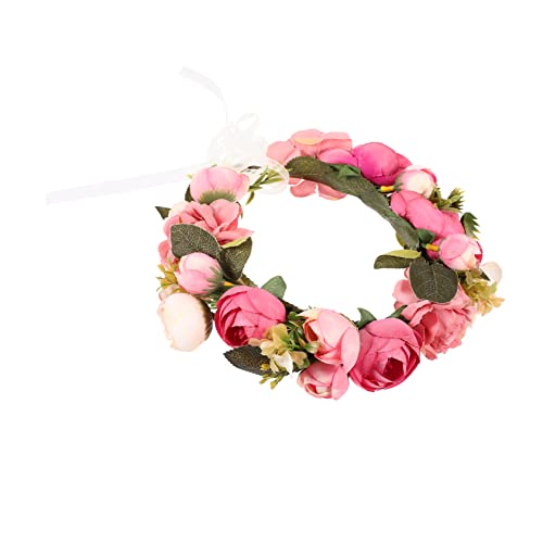 WOFASHPURET Simulierte Blumen-haarband Für Frauen Hochzeits Und Festival-haaraccessoire Für Braut Junggesellinnenabschied Und Tägliche Outfits von WOFASHPURET