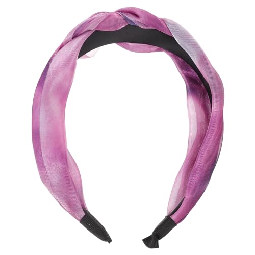 WOFASHPURET Stirnband mit breiter Krempe kopfdeckung stirnband Elegante Stirnbänder für Frauen Haarbänder Stirnbänder für Frauen kurze Haare Haarband kreuzen Kopfbedeckung Tuch Haarschmuck von WOFASHPURET