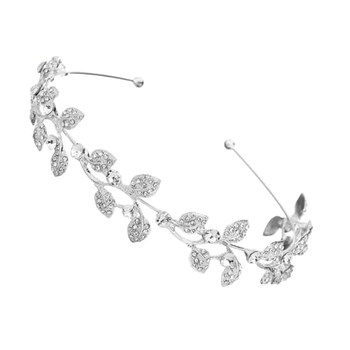 WOFASHPURET Strass Haarreifen Stirnband Blattförmigen Stilvollen Haarschmuck Kopfschmuck Kreativer Haarband Hochzeit Party Schmuck von WOFASHPURET