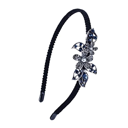 WOFASHPURET Strass Stirnband für Damen Hochzeits Haarband Haaraccessoire mit Strasssteinen für Braut und Brautjungfern Robustes Metall Haarreifen von WOFASHPURET