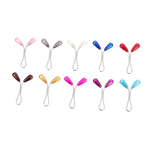 WOFASHPURET Stück Stilvolle Seidenschalclips Neck Schal Perlenclips Headscarf Fixierclips von WOFASHPURET