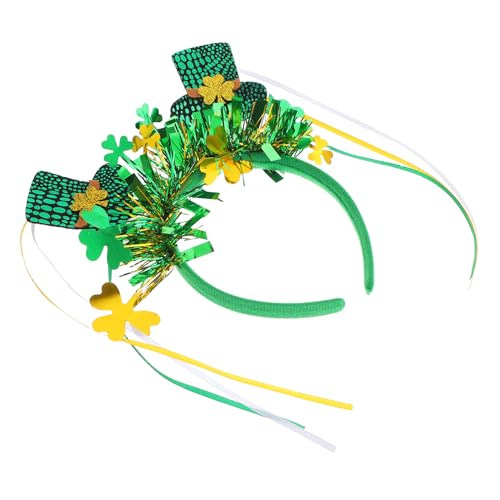 WOFASHPURET St Patrick's Day Stirnband Mit Pailletten Und Kleeblatt Für Damen Mädchen Party Festive Kopfbedeckung Accessoire Haarband Reifen Für Anlass Kopf von WOFASHPURET