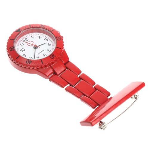 WOFASHPURET Nurse Fob Uhr Damen Clip Schwesternuhr Tragbare Krankenpflegeuhr Modische Handgelenkuhr Für Ärzte Pflegepersonal Robuster Clip Klare Zeitansicht Für Mediziner von WOFASHPURET