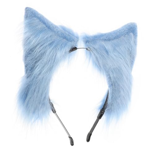 WOFASHPURET Tierohren Stirnband Für Cosplay Fluffige Katzenohren Kopfaccessoire Für Partys Und Alltag Materialien Und Bequeme von WOFASHPURET