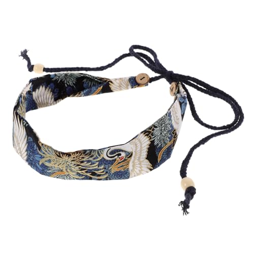 WOFASHPURET Traditionelles Chinesisches Hanfu Haarband Langes Seil Stirnband mit Feuchtigkeitsregulierung Atmungsaktiv für Tanz und Modisches Kopftuch von WOFASHPURET