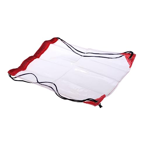 WOFASHPURET Transparente Kordelzug Tasche 2 Stück PVC Rucksack für Reisen Einkaufen Outdoor Damen von WOFASHPURET