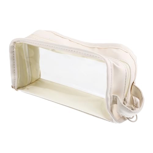 WOFASHPURET Travel Makeup Bag Large Capacity Cosmetic Organizer Simple Transparent Toiletry Pouch for Women for Travel and Daily Use von WOFASHPURET