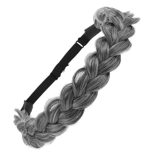 WOFASHPURET Haarband Für Damen Verstellbar Geflochten Aus Kunsthaar Modisches Stirnband Für Täglichen Gebrauch Bequemes Haar-accessoire von WOFASHPURET