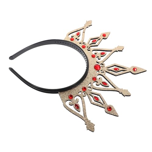 WOFASHPURET Vintage Braut Tiara Haarkrone mit Funkelnden Strasssteinen Stirnband für Hochzeit Party und Festlichen Kopfschmuck Komfortabel und Sicher Sitzend Glamouröses Haaraccessoire Gold von WOFASHPURET