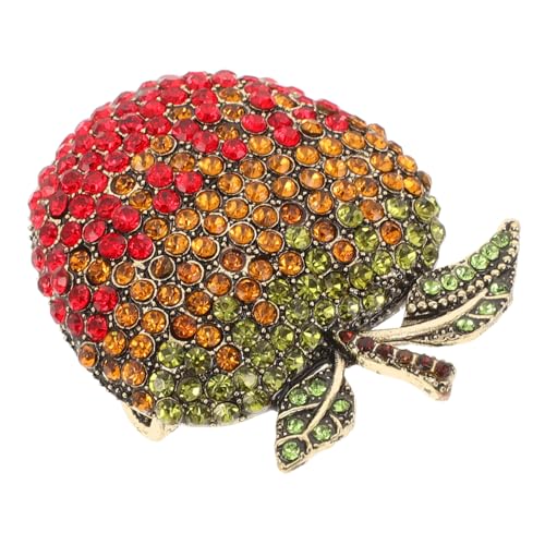 WOFASHPURET Vintage Brosche für Damen Roter Apfel Anstecknadel aus Langlebiger Legierung Romantischer Schmuck für Kleidung Weihnachten und Besondere Anlässe WOFASHPURET Vintage Brosche für Damen Roter Apfel Anstecknadel aus Langlebiger Legierung Romantischer Schmuck für Kleidung Weihnachten und Besondere Anlässe von WOFASHPURET