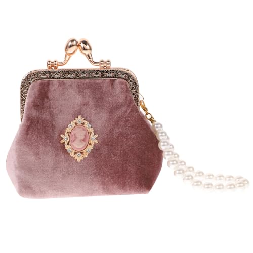 WOFASHPURET Geldbörse Im Vintage-Stil Tragbar Kleine Münztasche Für Frauen Hübsches Wechseltaschendesign Geeignet Für Münzen Scheine Schlüssel Leicht Und Robust Für Alltag Reisen Und von WOFASHPURET