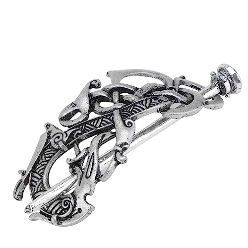 WOFASHPURET Vintage Haarschmuck Damen Retro Haarnadel Lange Geschnitzte Haarspange Robust und Tragbar für Pferdeschwanz und Dicker Haarschmuck von WOFASHPURET